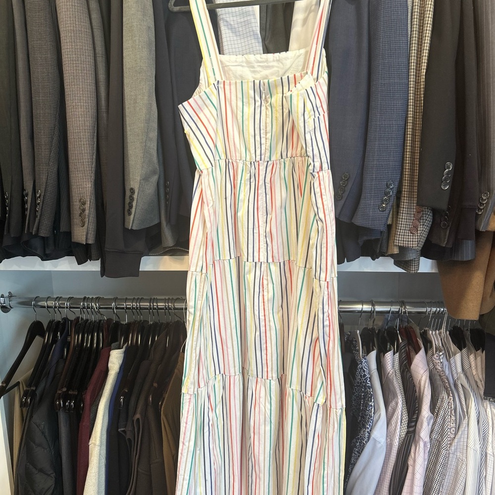 Striped Multicolor Maxi Dress